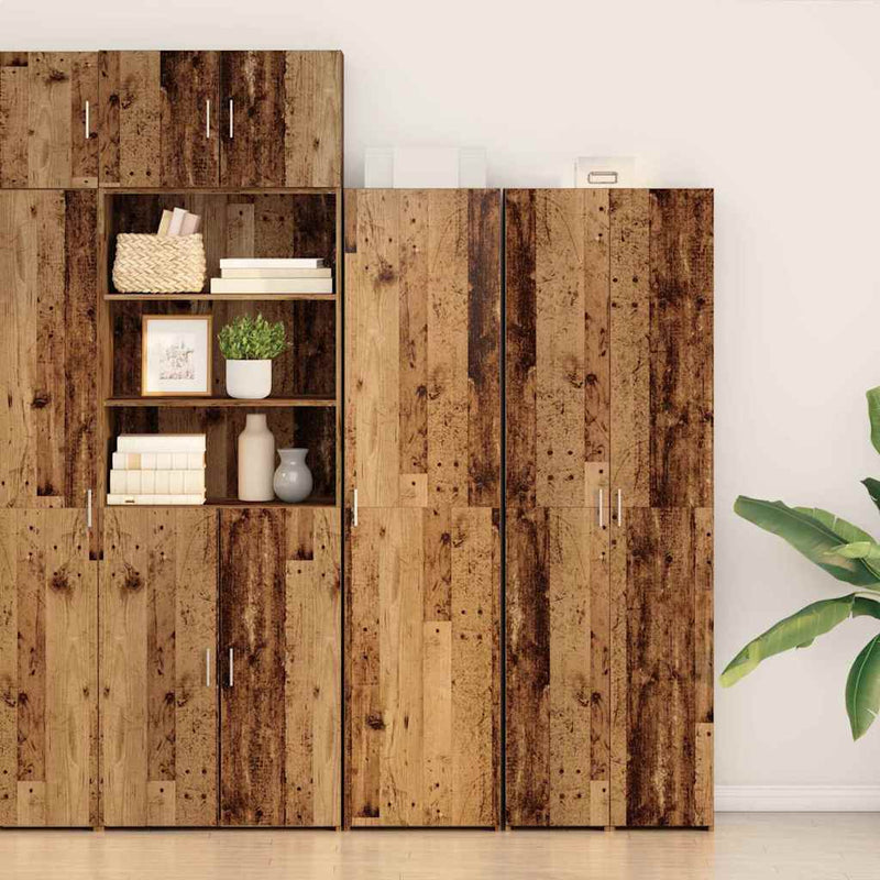 vidaXL Magas Bútor Régi Fa 45x42.5x185 cm MDF