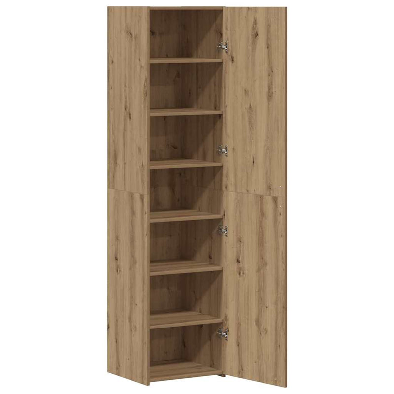 vidaXL tölgyfelső szekrény 45x42.5x185 cm Szerelt fa