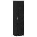 vidaXL Magasfiú Musta tammi 45 x 42.5 x 185 cm Faanyag