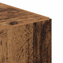 vidaXL Magasfiú Régi fa 50 x 42,5 x 185 cm Faanyag