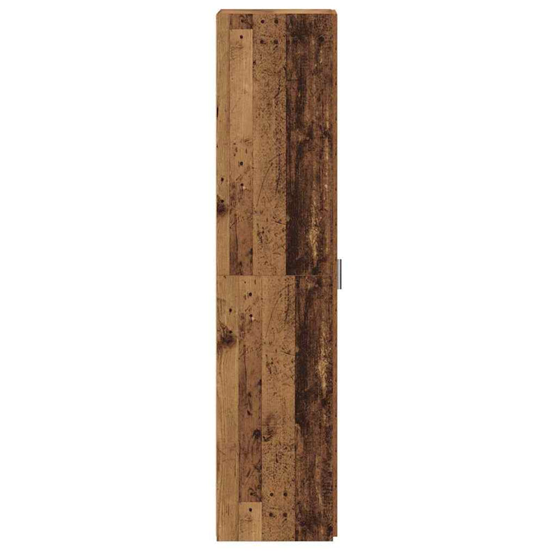 vidaXL Felső Szekrény Régi Fa 50x42.5x185 cm Szerelt Fa
