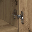 vidaXL Magasfiú 2 pcs Artisan tölgy 50 x 42,5 x 185 cm