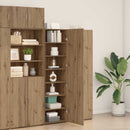 vidaXL Magasfiú 2 pcs Artisan tölgy 50 x 42,5 x 185 cm