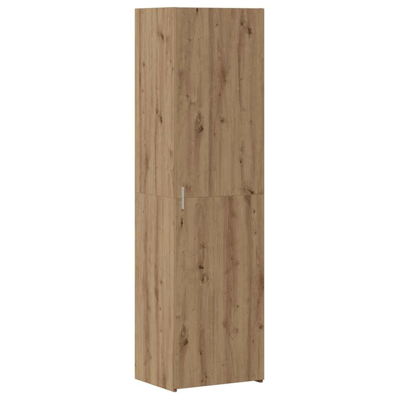vidaXL Magas Tölgy 50x42.5x185 cm Műgyanta Fa