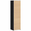 vidaXL Magasfiú Fekete tölgy 50 x 42,5 x 185 cm