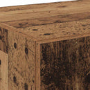 vidaXL Magasfiú Régi fa 70 x 42.5 x 185 cm Faanyag