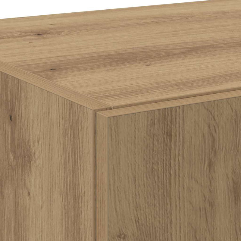 vidaXL Magasfiú kézműves tölgy 70 x 42.5 x 185 cm Faanyag