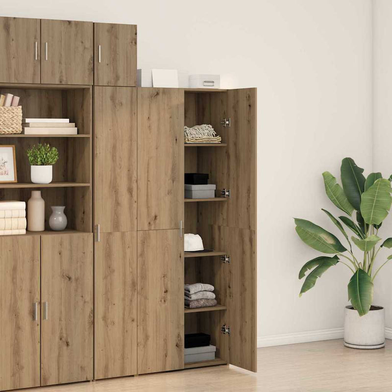 vidaXL Magasfiú kézműves tölgy 70 x 42.5 x 185 cm Faanyag