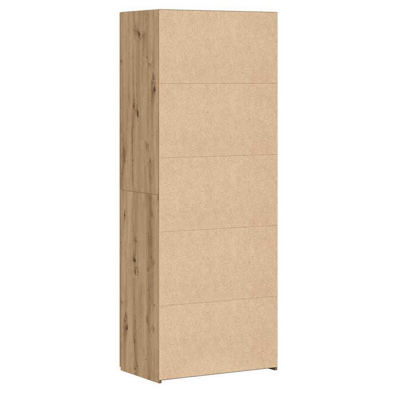 vidaXL Magasfiú kézműves tölgy 70 x 42.5 x 185 cm Faanyag