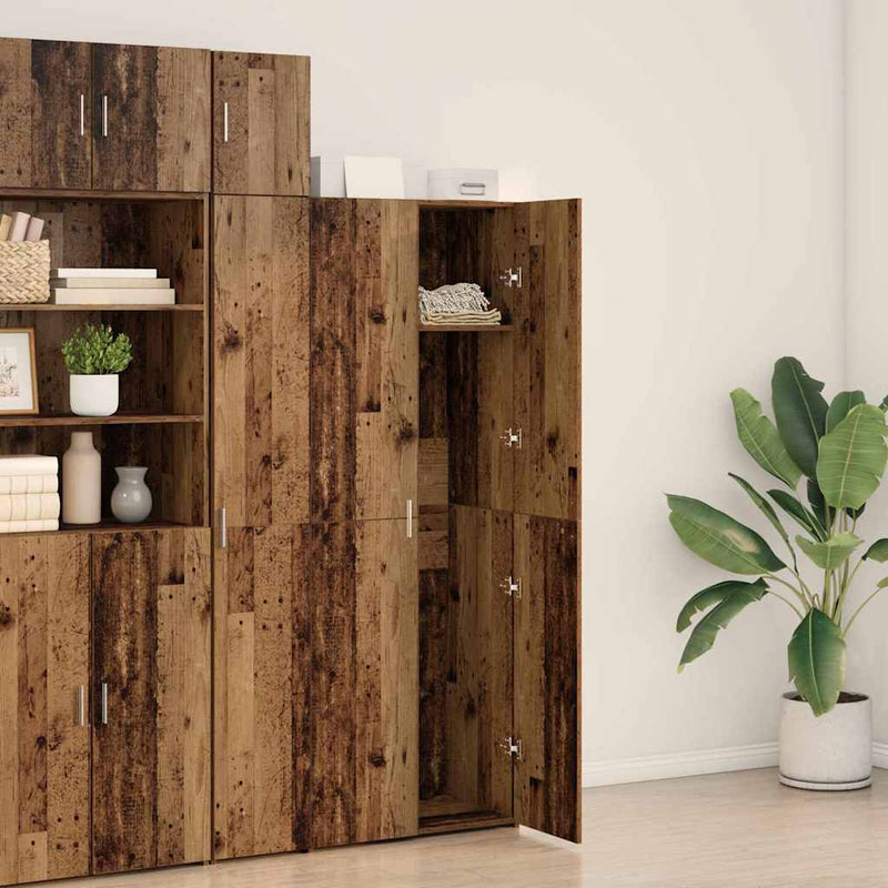 vidaXL Magasfiú Régi fa 70 x 42.5 x 185 cm Faanyag