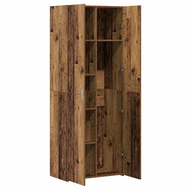 vidaXL Magasfiú Régi fa 70 x 42.5 x 185 cm Faanyag