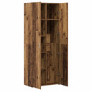 vidaXL Magasfiú 2 pcs Öreg fa 70 x 42,5 x 185 cm