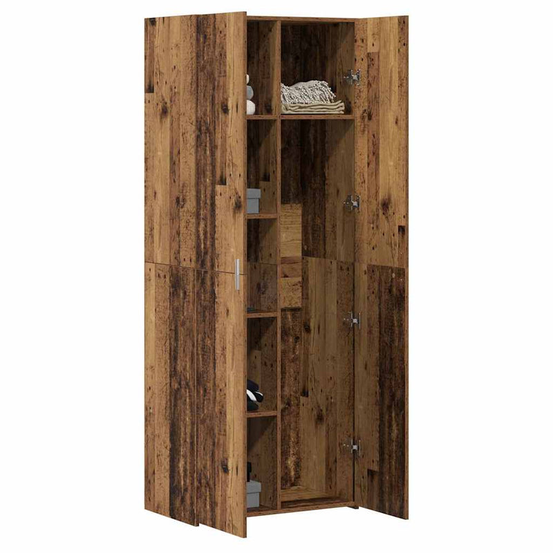 vidaXL Magasfiú Régi fa 70 x 42.5 x 185 cm Faanyag