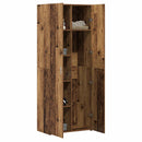 vidaXL Magasfiú 2 pcs Öreg fa 70 x 42,5 x 185 cm