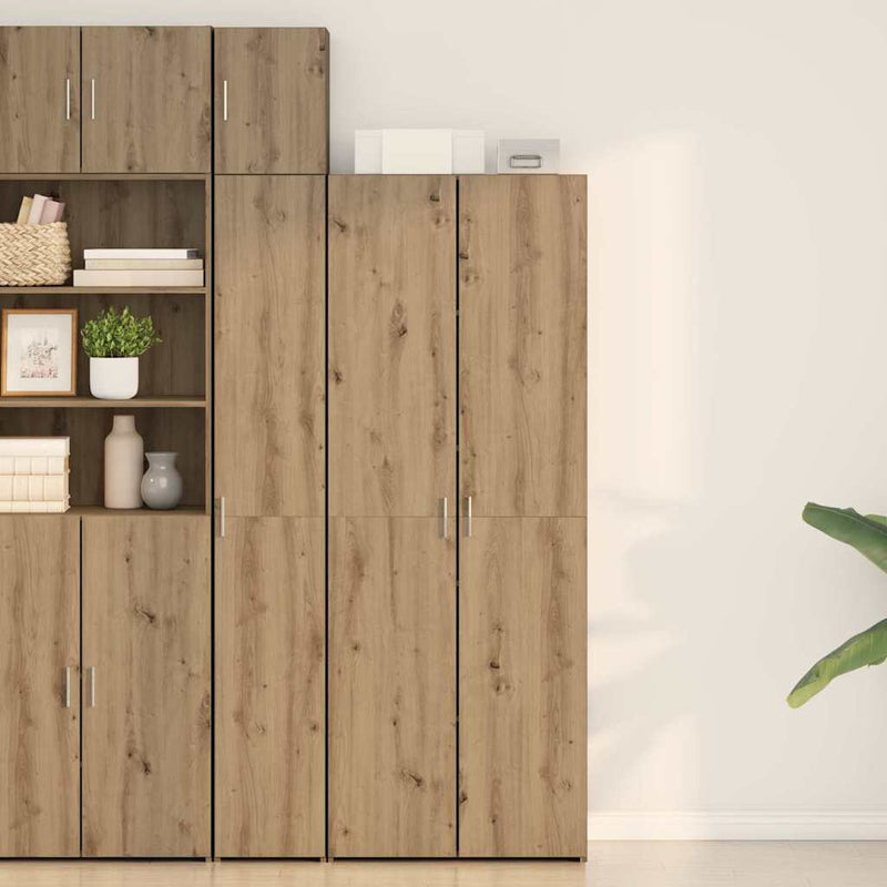 vidaXL Magasfiú kézműves tölgy 70 x 42.5 x 185 cm Faanyag