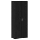 vidaXL Magasfiú 2 pcs Fekete tölgy 70 x 42,5 x 185 cm