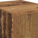 vidaXL Magasfiú 2 pcs Öreg fa 80 x 42 x 185 cm