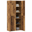 vidaXL Magasfiú 2 pcs Öreg fa 80 x 42 x 185 cm