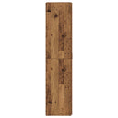 vidaXL Magasfiú 2 pcs Öreg fa 80 x 42 x 185 cm