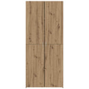 vidaXL Magasfiú 2 pcs Artisan tölgy 80 x 42 x 185 cm