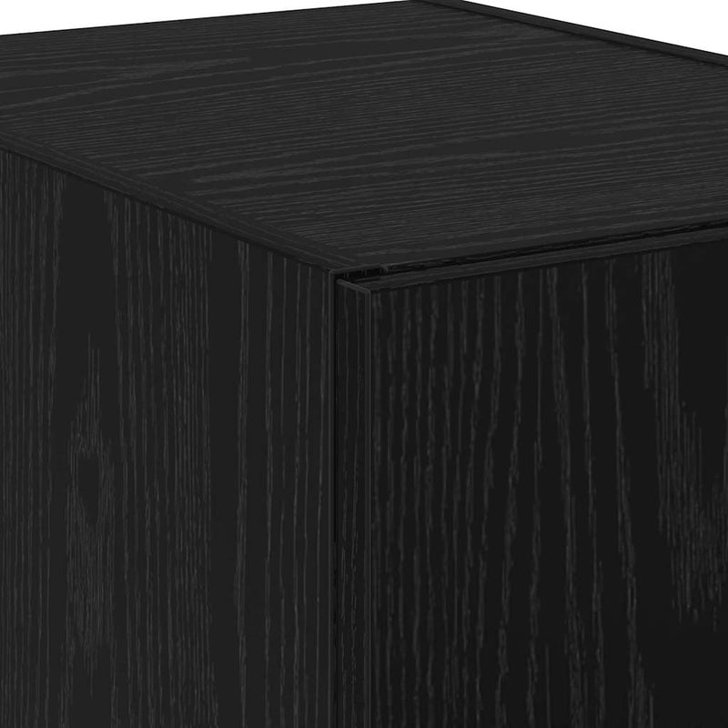 vidaXL Büfé Fekete tölgy 40x42.5x185 cm Épített fa