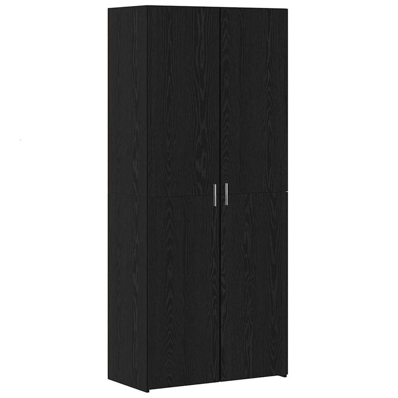 vidaXL Büfé Fekete tölgy 40x42.5x185 cm Épített fa