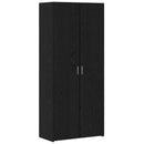 vidaXL Magasfiú 2 pcs Fekete tölgy 80 x 42 x 185 cm