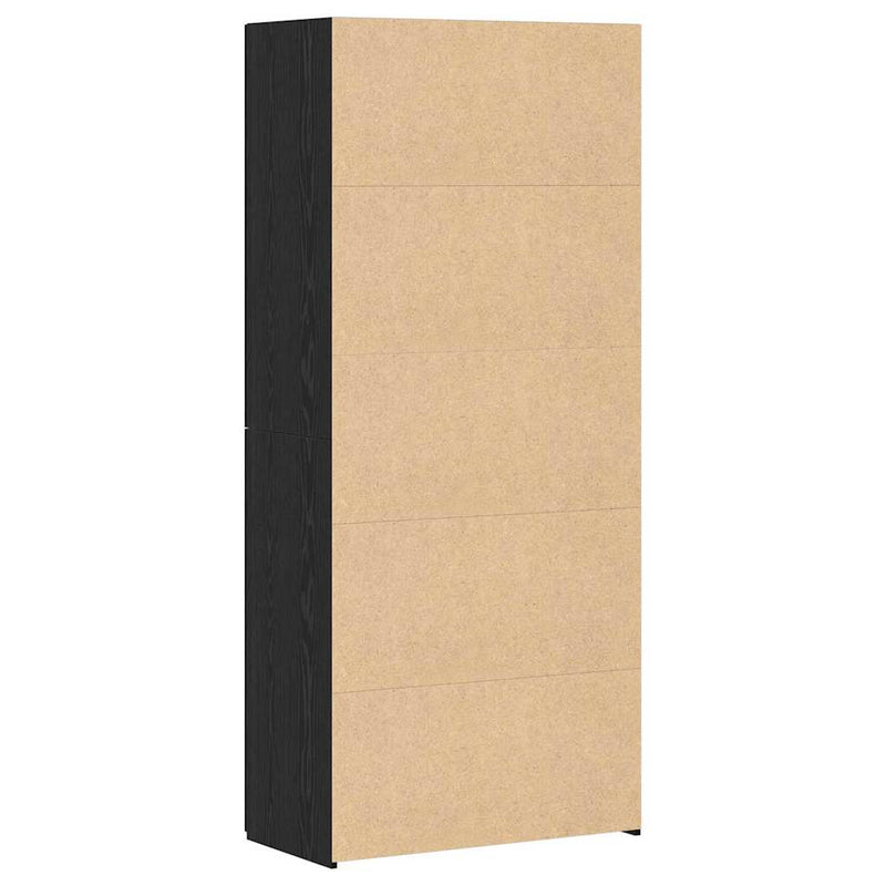 vidaXL Büfé Fekete tölgy 40x42.5x185 cm Épített fa
