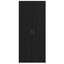 vidaXL Magasfiú Musta tammi 40 x 42,5 x 185 cm Faanyag