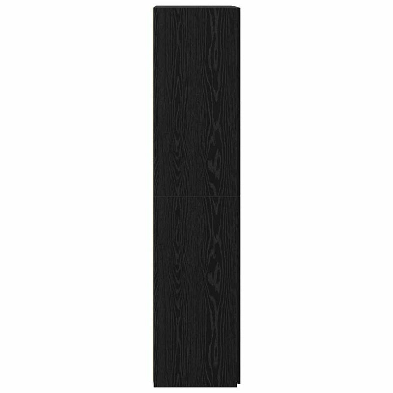 vidaXL Büfé Fekete tölgy 40x42.5x185 cm Épített fa
