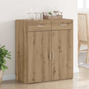 vidaXL Tárolószekrény kézműves tölgy 80 x 42.5 x 93.5 cm Faanyag