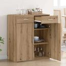 vidaXL Tárolószekrény kézműves tölgy 80 x 42.5 x 93.5 cm Faanyag