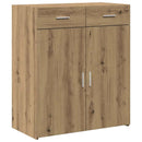 vidaXL Tárolószekrény kézműves tölgy 80 x 42.5 x 93.5 cm Faanyag