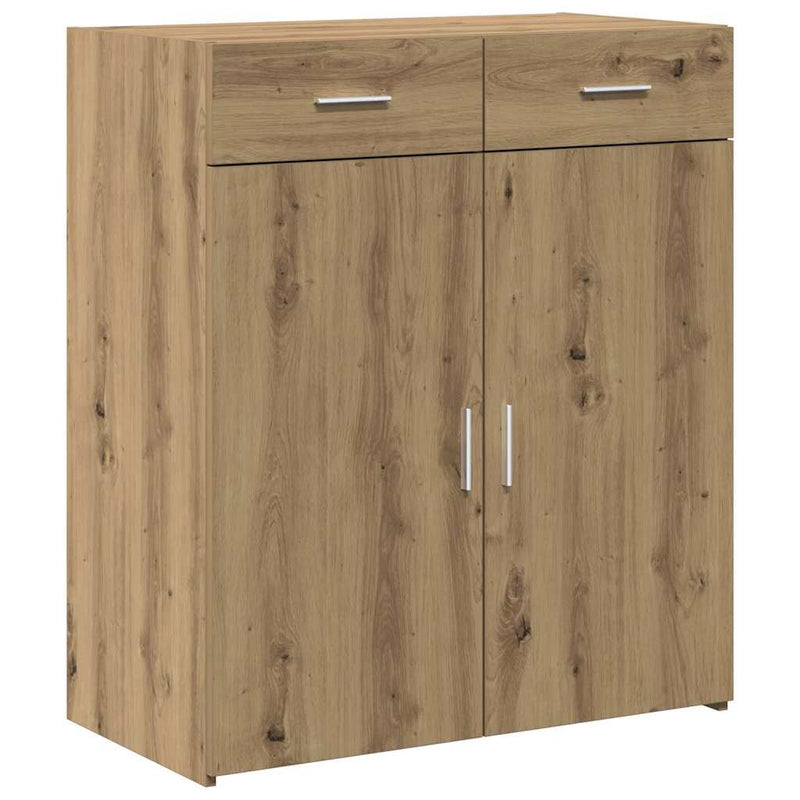 vidaXL Tárolószekrény kézműves tölgy 80 x 42.5 x 93.5 cm Faanyag