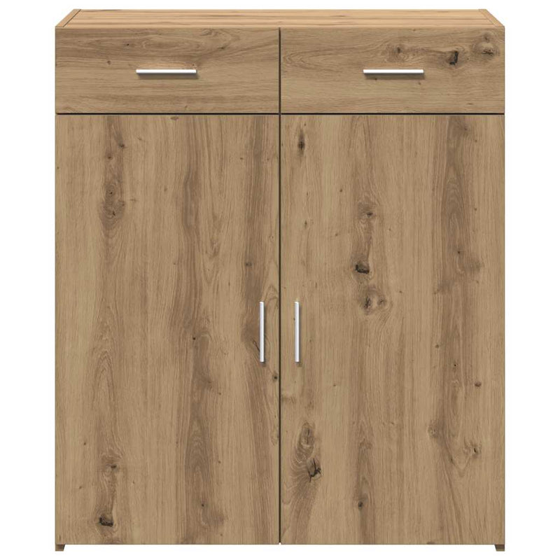 vidaXL Tárolószekrény kézműves tölgy 80 x 42.5 x 93.5 cm Faanyag