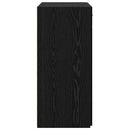 vidaXL Tárolószekrény fiókkal Musta tammi 80 x 42.5 x 93.5 cm Faanyag