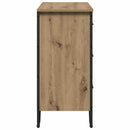 vidaXL Fiókos szekrény fiókkal 2 pcs Artisan tölgy 91 x 35,5 x 74,5 cm