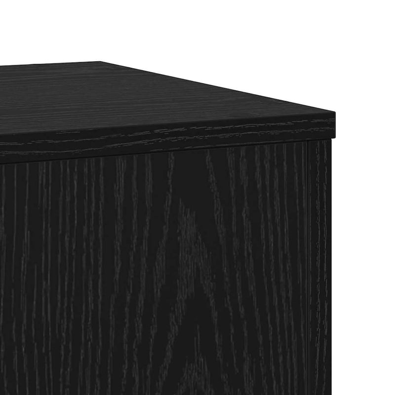 vidaXL Növényállvány 2 pcs Musta tammi 33 x 33 x 100 cm Faanyag