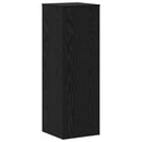 vidaXL Növényállvány 2 db Fekete Tölgy 33 x 33 x 100 cm Szerelt Fa