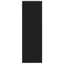 vidaXL Növényállvány 2 pcs Fekete tölgy 33 x 33 x 100 cm Faanyag