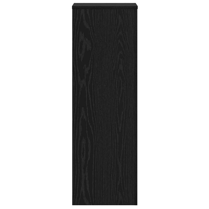 vidaXL Növényállvány 2 pcs Musta tammi 33 x 33 x 100 cm Faanyag