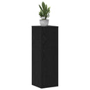 vidaXL Növényállvány 2 db Fekete Tölgy 33 x 33 x 100 cm Szerelt Fa