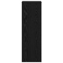 vidaXL Növényállvány 2 pcs Fekete tölgy 33 x 33 x 100 cm Faanyag