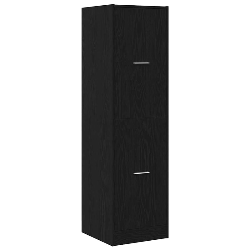 vidaXL Gyógyszertári Szekrény Musta tammi 40 x 41 x 144.5 cm Faanyag