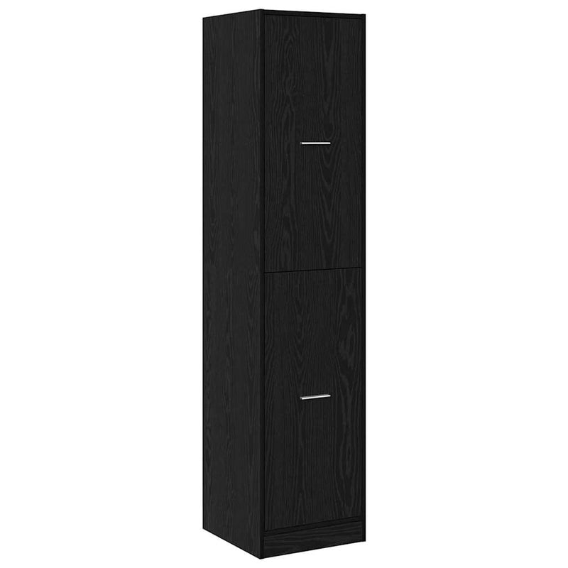 vidaXL Gyógyszertári Szekrény Musta tammi 40 x 41 x 174.5 cm Faanyag