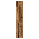vidaXL Tárolószekrény 3 pcs Öreg fa 30 x 42,5 x 225 cm