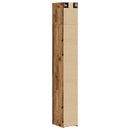 vidaXL Tárolószekrény 3 pcs Öreg fa 30 x 42,5 x 225 cm