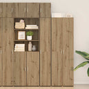 vidaXL Polcos tárolószekrény Kézműves Tölgy 30 x 42,5 x 225 cm