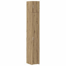 vidaXL Polcos tárolószekrény Kézműves Tölgy 30 x 42,5 x 225 cm