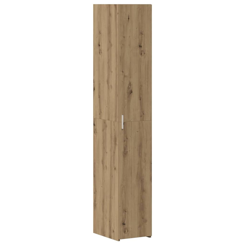 vidaXL Karcsú tárolószekrény kézműves tölgy 30 x 42.5 x 225 cm Faanyag